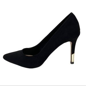 ALDO Pointy Black Suede Heels
